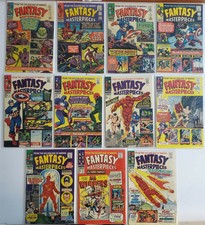 FANTASY MASTERPIECES #1-11 SILVER AGE MARVEL COMIC FULL RUN LOT Captain America