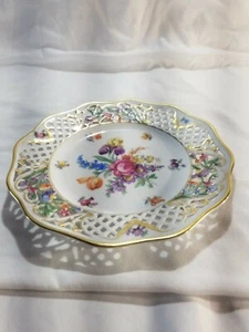 Hermosos colores claros vintage Dresde Schumann Baviera Dresde Art 8,25 - Imagen 1 de 7