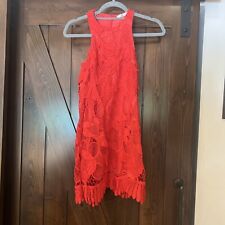Woman’s XS Red Lovers & Friends Lace Mini Dress. Fits Beautiful, Spring ready