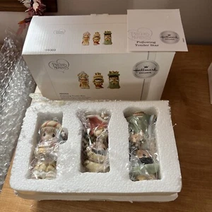 Precious Moments 199303 Following Yonder Stern Krippe 3 Weise Männer Punze  - Bild 1 von 7