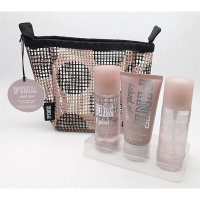 Victoria's Secret Pink Island Glow 4 Piece Gift Set Mist Lotion Shimmer Mist - Image 1 of 3