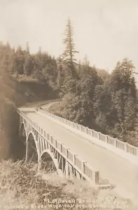 Latourell Creek Bridge - Corbett, Oregon - unbespielt RPPC - Bild 1 von 3