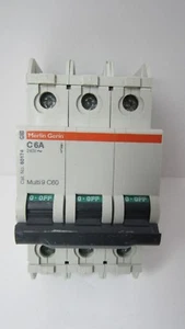 MERLIN GERIN C 6A MULTI9 C60 60174 240V CIRCUIT BREAKER - Picture 1 of 1
