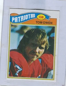 1977 Topps Mexican # 293  TOM OWEN  Patriots  Wichita State  ROOKIE stf - Picture 1 of 1