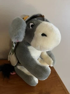 Disneyland Resort Safari Eeyore Hat and Backpack Stuffed Plush 9” - Picture 1 of 5