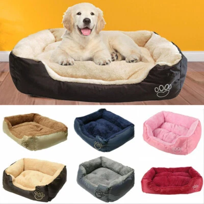 Pet Dog Bed Cat Beds Luxury Soft Washable Puppy Cushion Warm Pet Basket-S M L XL - Image 1 of 4