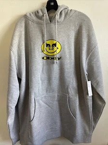 Neu OBEY Langarm Herren Designer Street Style Logo Hoodie Sweatshirt Größe L - Bild 1 von 5