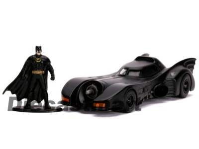 Jada 1:32 1989 Batmobile & Batman Figure Model Car 31704 Model Car Movie New  - Image 1 of 4