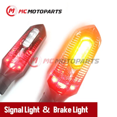 Red Tail Light Brake Turn Signal Indicator T228 For Motorcycle - Image 1 of 4