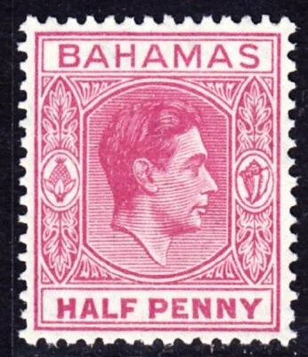 BAHAMAS 1938 SG149e ½d BROWN--PURPLE MNH - Image 1 of 2