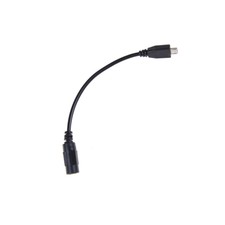 1pc 5.5x2.1mm Female to Micro USB Male Barrel Adapter Charging Cable Y6v