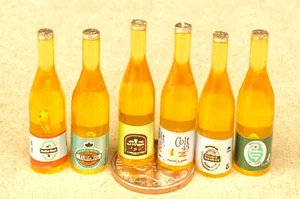 6 Mixed Beer Bottles Bar Drink Tumdee 1:12 Scale Dolls House Miniature Accessory - Picture 1 of 2