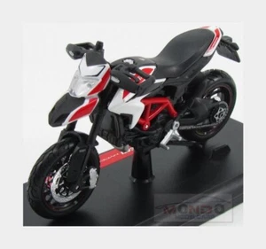 1:18 Maisto Ducati Hypermotard 1100S 2013 White Red MI13016W Model - Picture 1 of 2