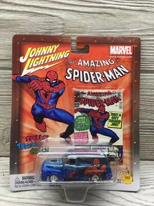 JOHNNY LIGHTNING AMAZING SPIDER-MAN PANEL VAN PMD EXCLUSIVE LIMITED EDITION NEW - Picture 1 of 9