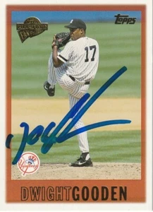 DWIGHT GOODEN NEW YORK YANKEES SIGNED 2004 TOPPS FAN FAVORITES CARD #113 - Picture 1 of 1
