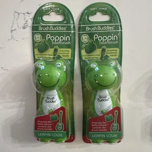 Brush Buddies Poppin' Toothbrush LEAPIN LOUIE Pop Up Child’s Soft Toothbrush - Picture 1 of 1