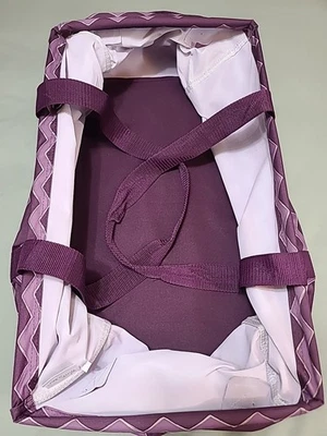 Bolso utilitario grande THIRTY-ONE Ciruela Chevron tapa abierta; excelente estado  Foto 1 de 4