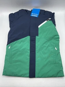 Columbia Winter District Youth Size XXS Blue Green Snowboard Ski Jacket New - Picture 1 of 6