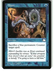 Magic the Gathering - Weatherlight Abjure 1997 Common - Picture 1 of 2