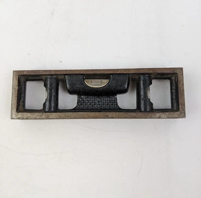 Starrett No. 132 4" Bench Level 3 Bubble Woodworking Machinist Tool - Image 1 of 4
