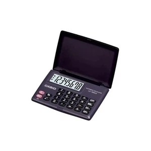 Casio LC-160LV-BK Portable Calculator With Flap Cover - Picture 1 of 5