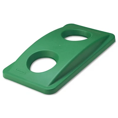 Rubbermaid Commercial 269288GN Bottle Recycling Container Lid- Green New - Image 1 of 4