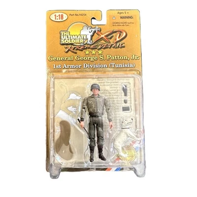 Ultimate Soldier General George S Patton Jr 1:18 Túnez NUEVO Sellado Foto 1 de 2