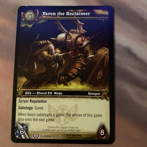 World of Warcraft TCG Illidan 194/252 Varen the Reclaimer - Picture 1 of 2
