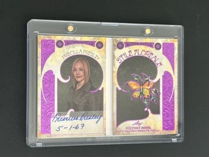 PRISCILLA PRESLEY 2024 LEAF POP CULTURE HISTORY STILE BOOK INSCRIPTION AUTO 4/10 - Picture 1 of 3
