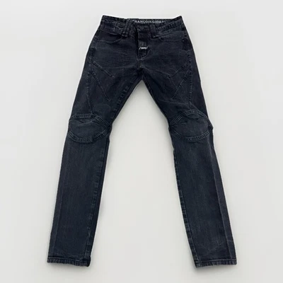 Pantalones de mezclilla vintage Marithe Francois Girbaud negros lanzadera motociclista patinador para hombre 32x32 Foto 1 de 4