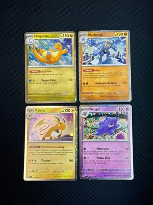 Pokemon TCG Sam's Club 151 4 Mini Tin Promos NM Cosmos Holo Cards - Image 1 of 4