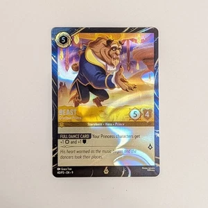 Lorcana Fabled Beast Gracious Prince Foiled Disneyland Exclusive Promo Card - Picture 1 of 5
