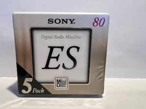 SONY Minidisc MD ES 80 (5 pieces pack) - NEW (5MDW80M) - Bild 1 von 3