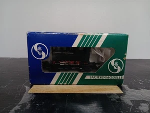 Sachsenmodelle/DR,Transportwagen mit N-Gauge Locomotive, HO/DC/OVP/Ep.ll-lll. - Picture 1 of 11