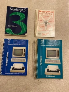 AMSTRAD PCW & LOCOSCRIPT Manuals Bundle - 4 Items - Picture 1 of 1