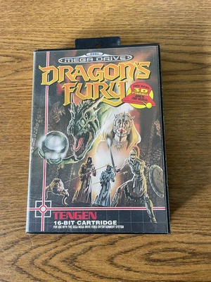 Dragon's Fury  (Sega / Mega Drive) 3D Pinball ** PAL Modul OVP +Anleitung CIB - Bild 1 von 4