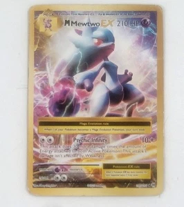 Juego de cartas Pokemon TCG M Mewtwo EX 210 HP arte completo 160/162 psíquico infinito LEER - Imagen 1 de 13