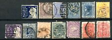 Lot of 13 British Australian States New South Wales Postage Stamps Used
