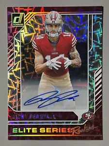 Ricky Pearsall Auto 2024 Panini Donruss /99 Elite Series Rookies 49ers #22 RC SP - Photo 1 sur 3