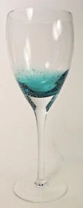 single ROCHER & CO AQUA BUBBLE GLASS WINE GLASS (mint) - Picture 1 of 2