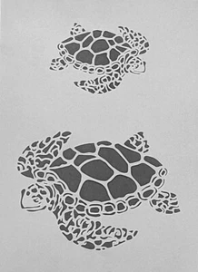 Schablonen - Wände-Airbrush-Basteln-Vintage-ShabbyChic Schildkröte Tiere # 1907 - Bild 1 von 1