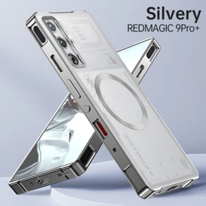 For ZTE nubia Red Magic 9 Pro+ Phone Case Metal Bumper Magnetic Frosted Cover - Picture 1 of 14