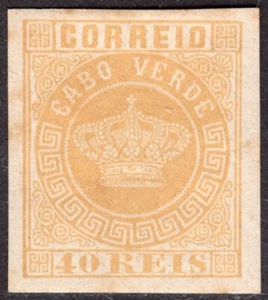CAPA VERDE PORTUGAL 1881/5 Sc. #13 MH PRUEBA IMPERFORADA? - Imagen 1 de 2