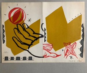 Zaven Paré — lithographie signée en bas à droite — épreuve d'artiste. - Picture 1 of 7