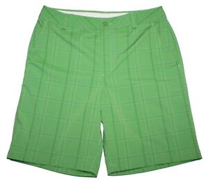 Under Armour Performance Green Plaid Golf Shorts 207276 Men's Size 32R