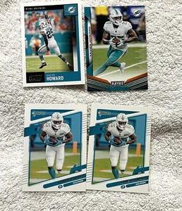 Panini Lot of 4 Xavien Howard Miami Dolphins Football Cards (Z1) - Picture 1 of 2