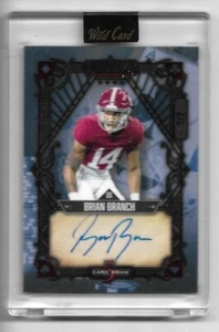 Comodín 2023 Brian Branch 5 tarjetas sorteo automático #5cdv-10 #2/2 Alabama & Lions - Imagen 1 de 2
