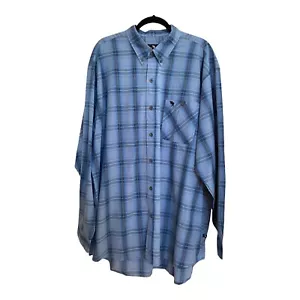 Moose Creek Mens Plaid Shirt SZ 2XL XXL Long Sleeve Blue Yellow NWOT - Picture 1 of 6