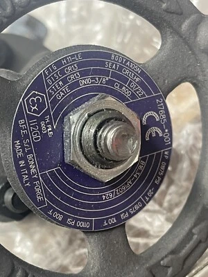 BONNEY FORGE HL11-LE Gate Valve 3/4" 800 Threaded NPT A105N Forged Steel Trim #8 - Image 1 of 4