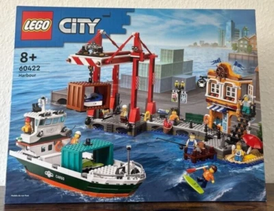 LEGO City Seaside Harbor with Cargo Ship 60422 Toy Building Kit 1226 pcs - Image 1 of 2